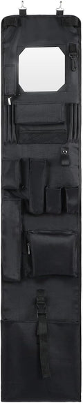 Woanger Locker Organizer Police Locker Hanging Organizer Mirror,Black,1 Pcs
