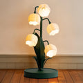 WERFOP Vintage Lily of the Valley Flower Table Lamp