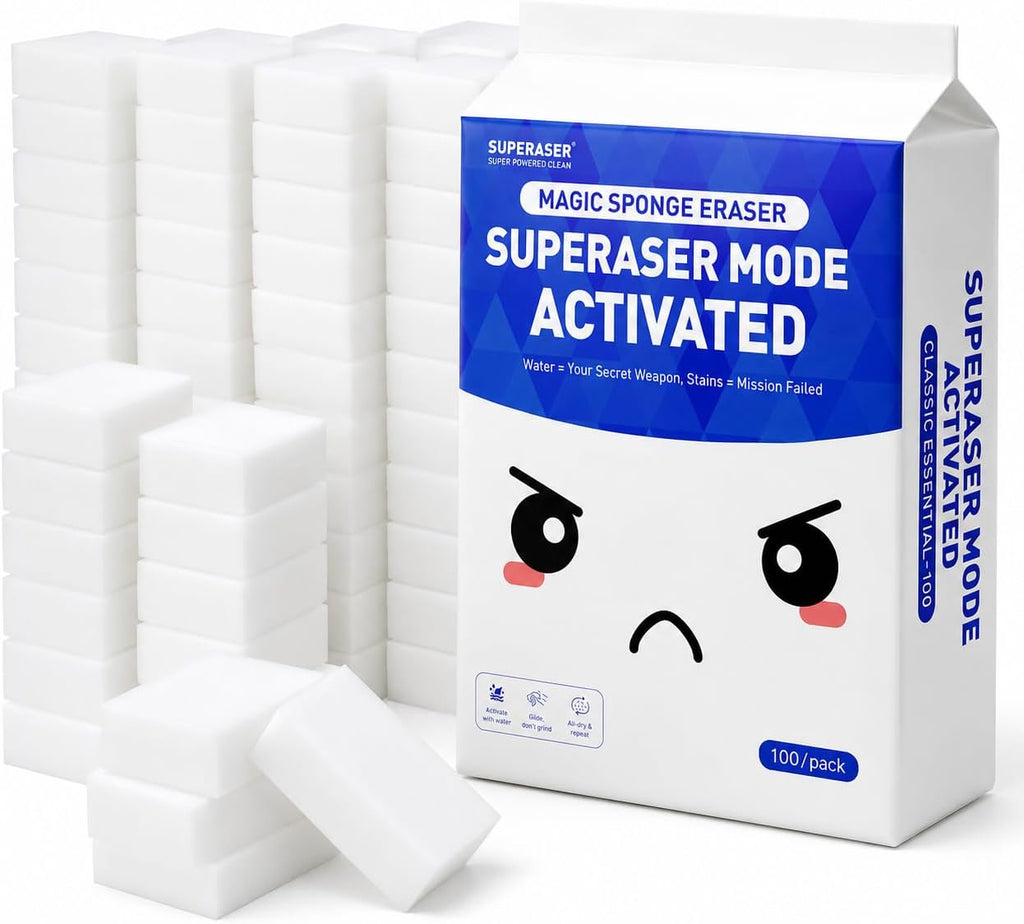 Bulk 100 Pack Melamine Magic Sponge Erasers