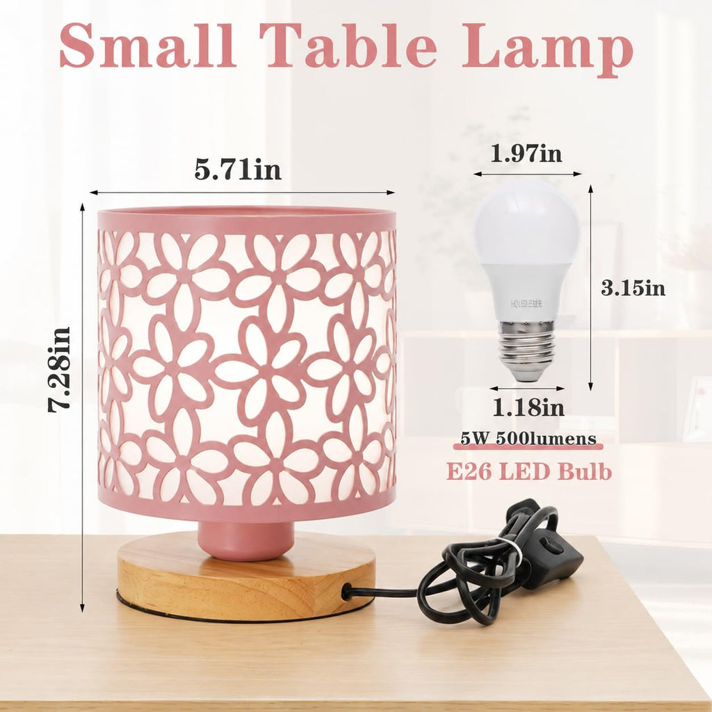 Pink Small Table Lamp