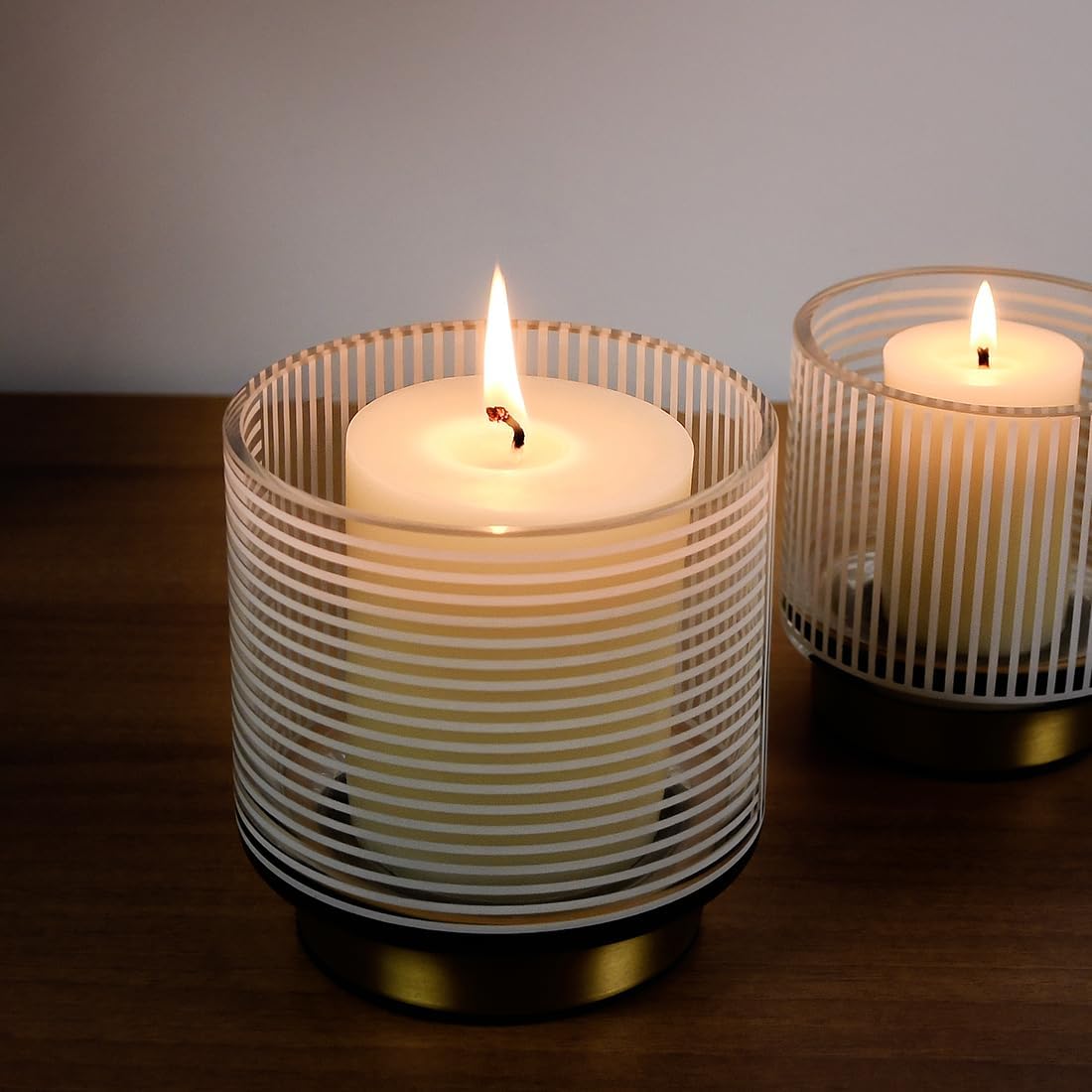 Beeswax Pillar Candles 3x4 Inch, Pure Natural Beeswax Candles - Unscented, 40 Hour Burn Time,Hand-Poured (Ivory)