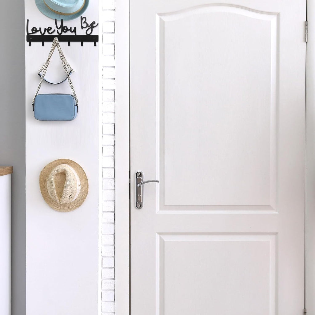 Love You Bye Key Holder Wall Mount Hook,Hook Style,10 X 4