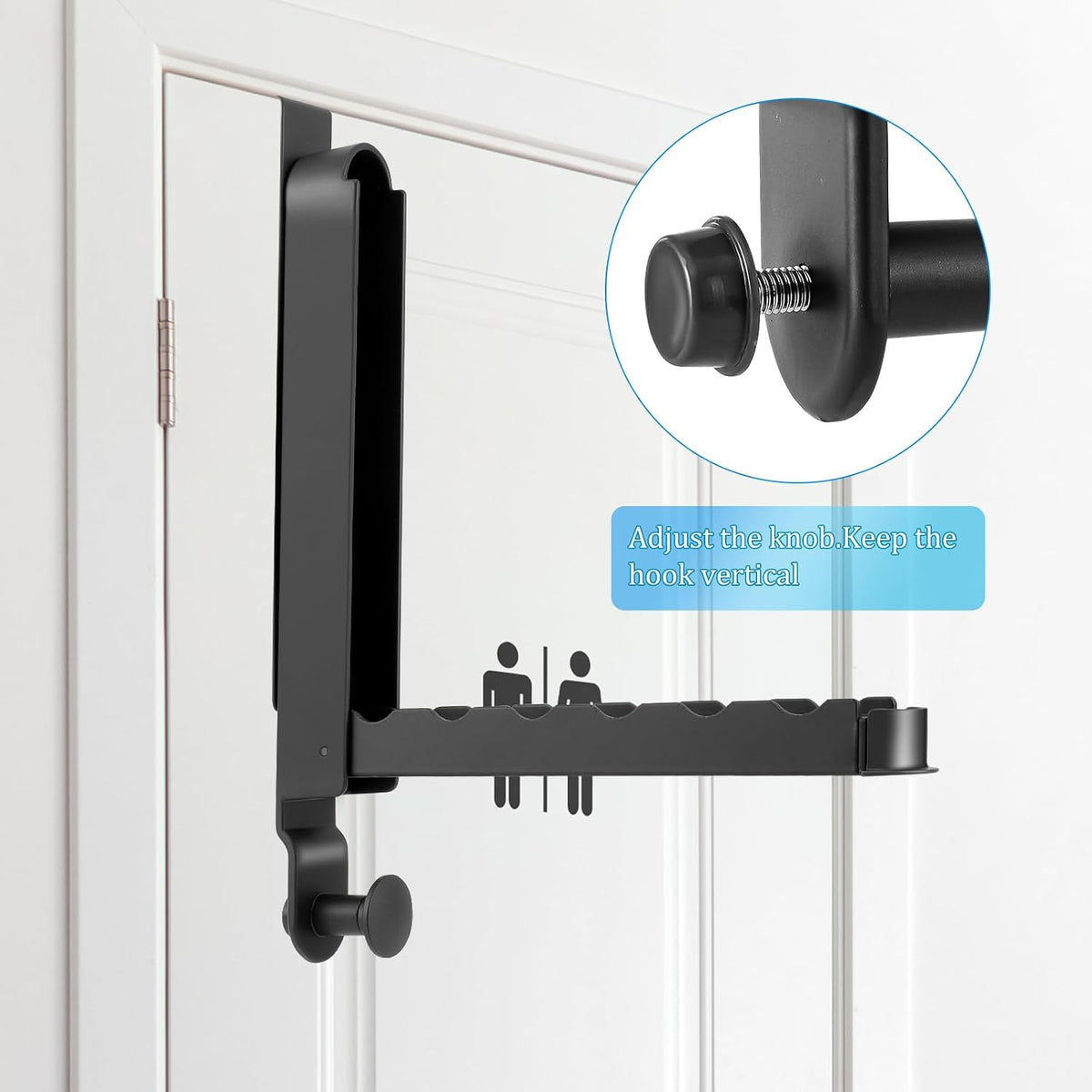 Over The Door Drying Rack, 2 Pack Grey Foldable Clothes Hanger Doors Hooks