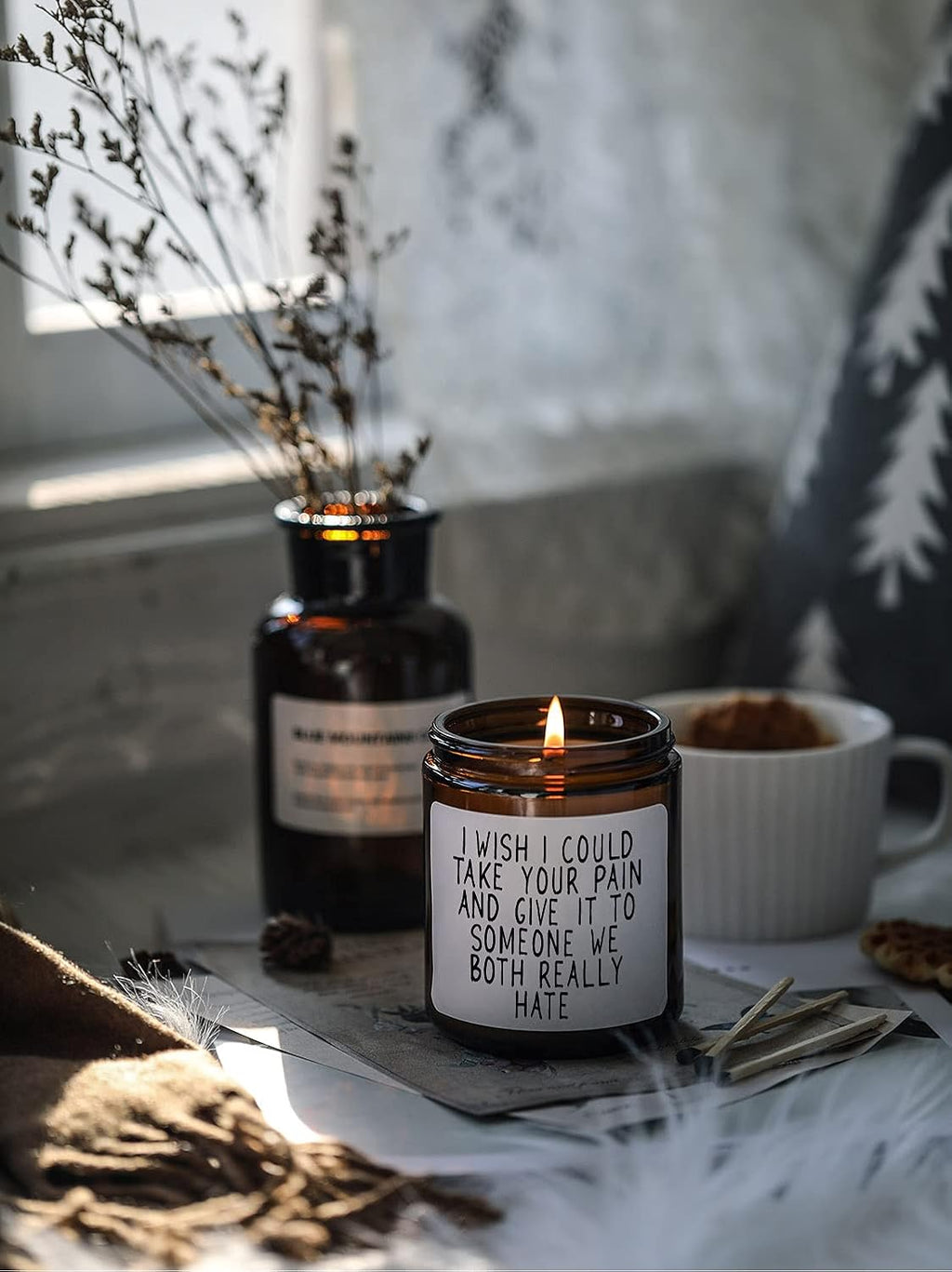 Get Well Gifts for Women After Surgery,Take Your Pain Candle