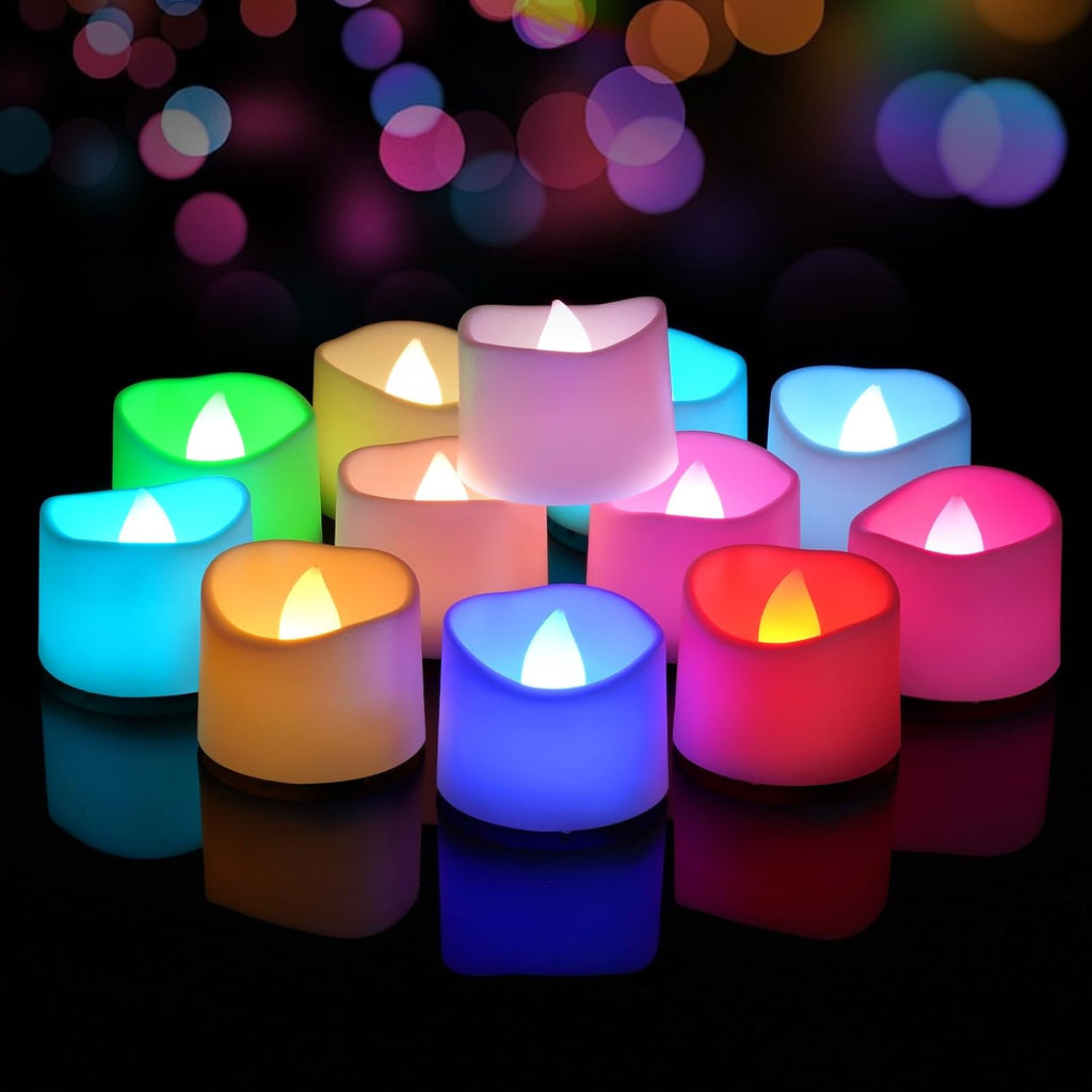 Raycare Battery Operated Tea Lights, 200+Hour Electric Flameless Candles