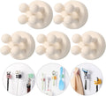 iBetterLife Self-adhesive Silicone Hook Holders - 5Pcs Mounted to Wall for Clipping Hanging Toothbrush Razor Towel Key Plug Cable, Utility Holders for Kitchen Bathroom Home Office Dorm Room Essentials