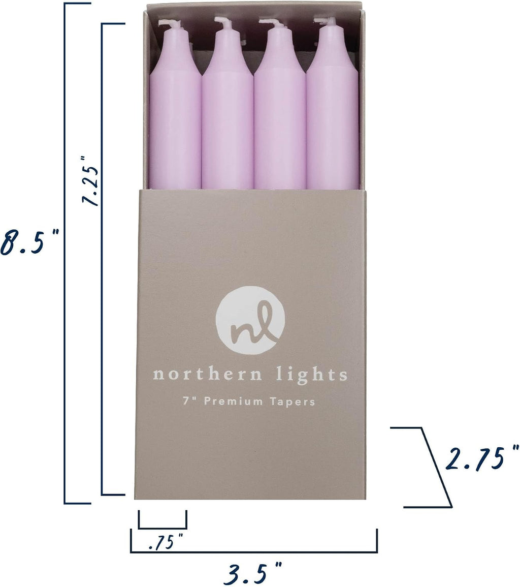 Northern Lights Candles - Premium Tapers - 7" 12PK - 71761