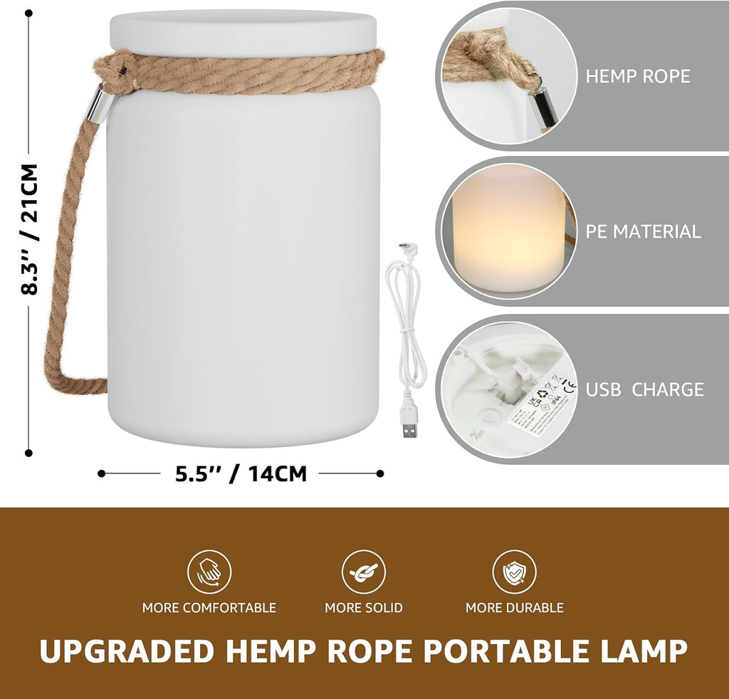 uuffoo Cordless Outdoor Table lamp with Remote