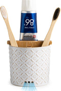 Zoeeker Toothbrush Holders, Ceramic Electric Toothbrush & Toothpaste Holder