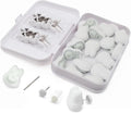 MQUPIN Duvet Clips Set 16 Pcs, Duvet Cover Pins Comforter Inside Duvet Insert Holder, Non-Slip Quilt Fixator Sheet Fasteners for Quilt, Cushions, Curtains(Bunny)