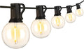 25FT Outdoor String Lights Waterproof Shatterproof G40 LED Globe