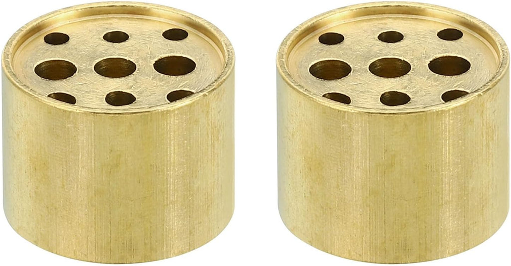 PATIKIL 2Pcs Brass Incense Cone Burner Stick Holder 0.8" Dia.0.6" Tall