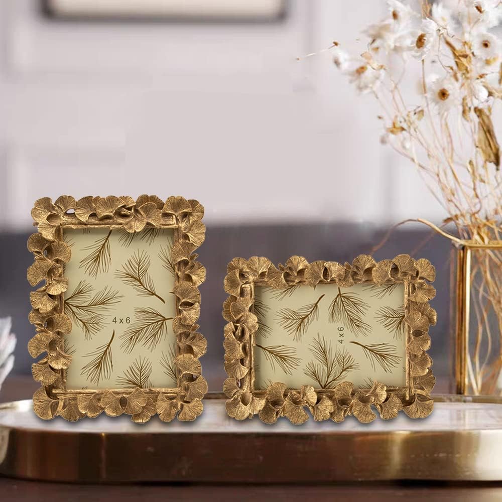 4x6 Vintage Picture Frame, Antique Gold Frame Ornate Frame