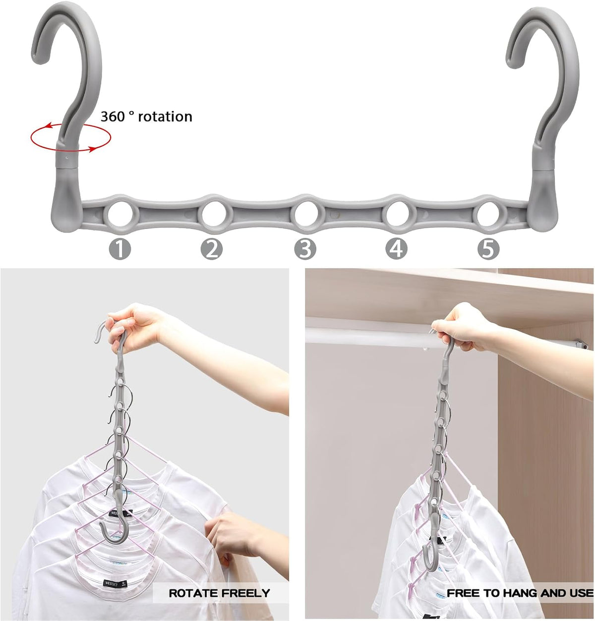 Closet Organizers and Storage, College Dorm Room Essentials for Girls Guys