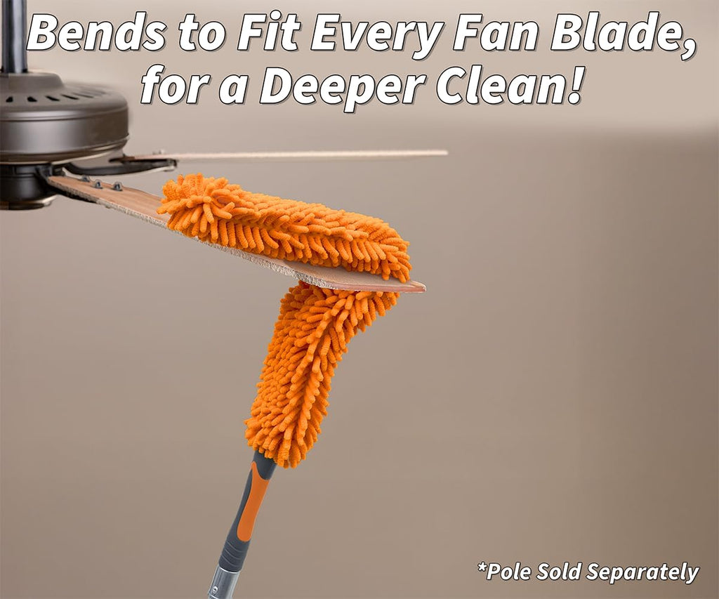 Flexible Ceiling Fan Cleaner Duster for High Ceiling (Pole Sold Separately)