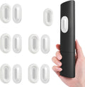 Freewindo Magnetic Remote Control Holder Wall Mount, 5 Pack TV Remote Holder Wall Mount, Silicone Remote Organizer Magnetic Remote Holder for Bed, TV, Ceiling Fan and Air Conditioner (White)