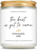 Engagement Gifts for Couples Women - 7 Oz Lavender Scented Candle