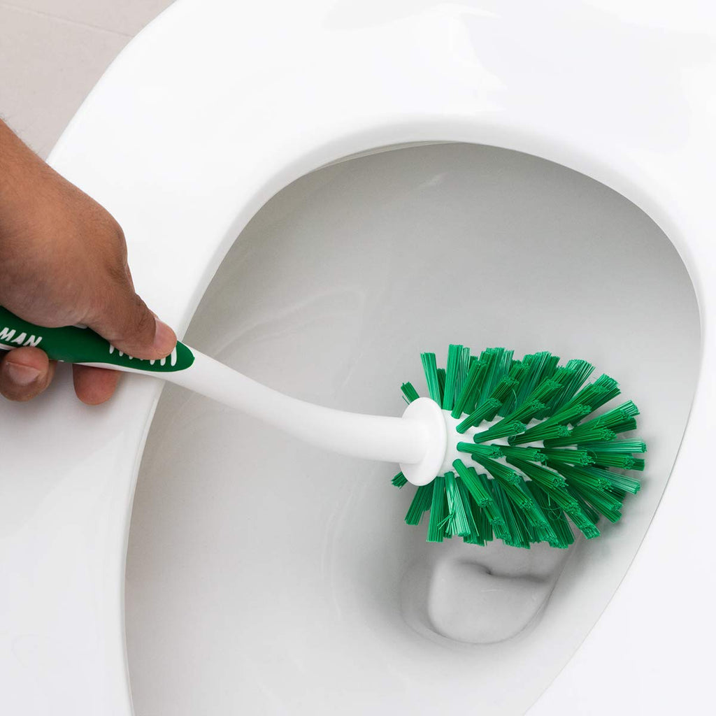 Libman Commercial 1020 Angled Toilet Bowl and Urinal Brush (Pack of 6)