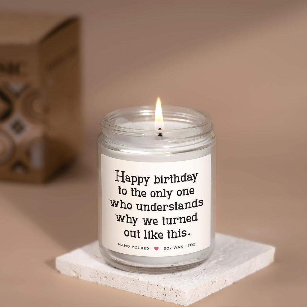 Sister Birthday Gifts from Sisters, Sisters Gift from Sister Brother, Birthday Gifts for Sister Adult, Big Sister Gift, Best Friend Bday Presents for Women, Sister Bday Candle 7oz