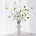 5 Pcs Artificial Ficus Branches Faux Eucalyptus Stems, 47.2 Inch Fake Greenery Stems Realistic Touch Faux Branches for Vase for Office Home Wedding Vase Filler Decoration