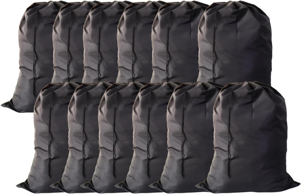 Extra Large Laundry Bag 30"x40" 12 Pack Black
