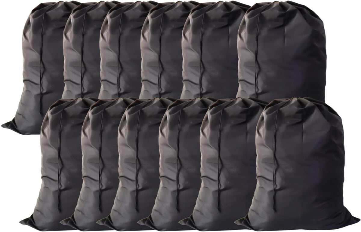 Extra Large Laundry Bag 30"x40" 12 Pack Black