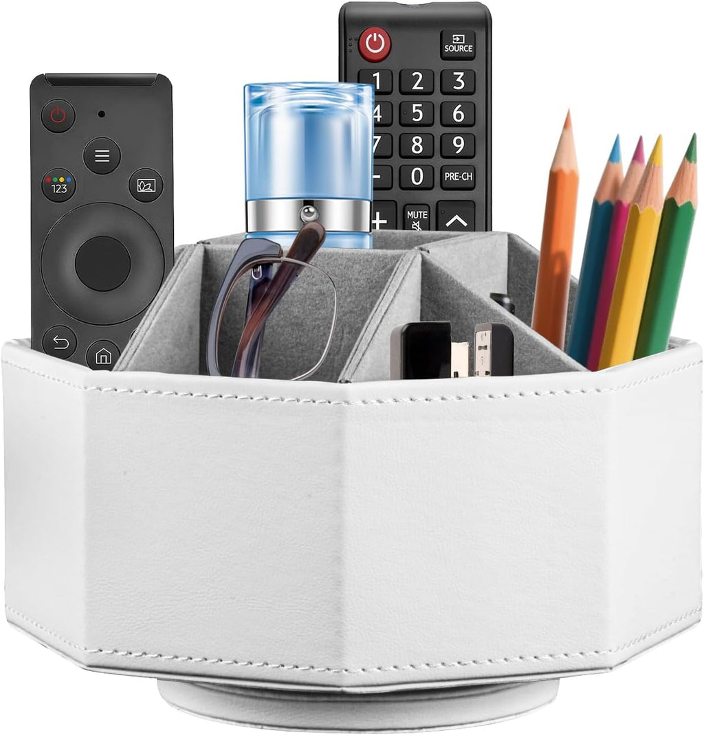 360° Spinning Remote Control Holder,Pen Caddy,Studio Art Supplies Organizer