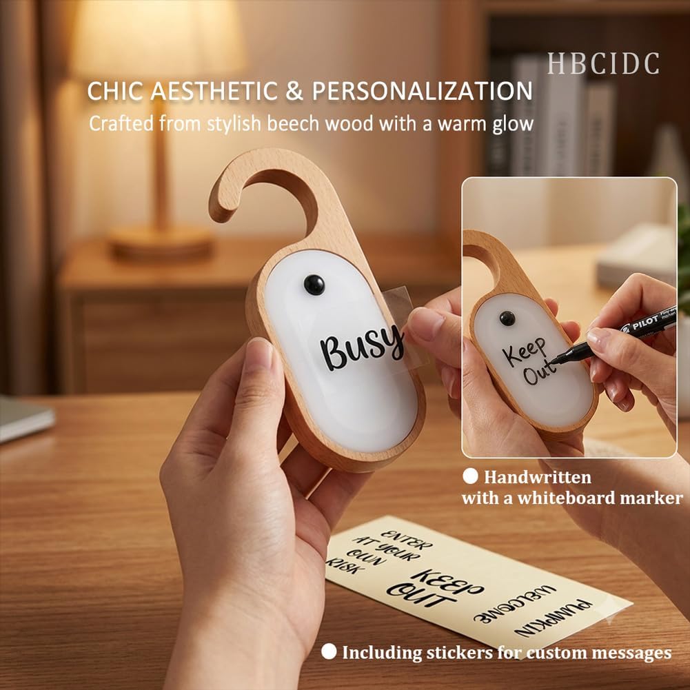 Rechargeable Motion Sensor Night Light - Portable Door Hanger LED Light