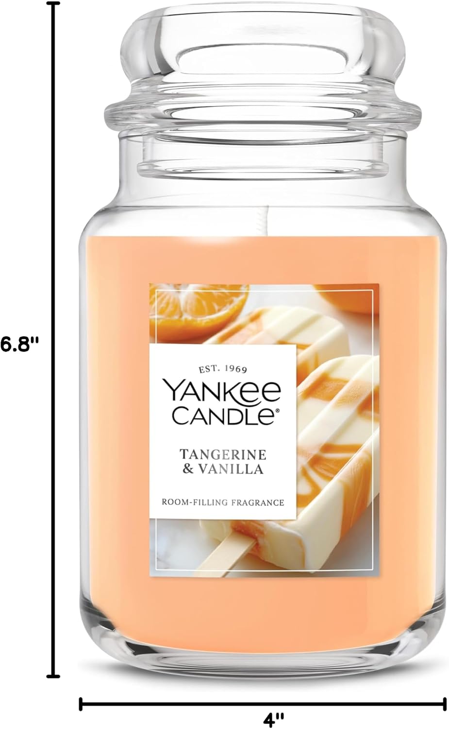 Yankee Candle Tangerine & Vanilla Scented Candle, 22oz Large Jar
