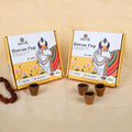 SATVIK Sambrani Cups, Pack of 2 (16 Pcs Each), Charcoal Free Hawan Cups Made from Natural Herbs, Flowers, Loban & Guggle Incense for Dhuni, Home Cleansing, Yoga, Meditation & Aromatherapy