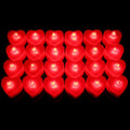 LED Tea Lights, Pack of 24, Flameless Flickering Candle Lights and Decorations for Wedding, Valentine's Day, Marriage Proposal, Party, Festival Celebration