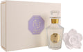 Reed Diffuser Set, Pretty Valley Home Diffuser Rose Petals Gypsum White Flower Oil 100Ml / 3.38fl OZ Gift Box for Bathroom Office Bathroom Living Room Decor (Magnolia & Orchid)