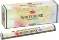 Hem White Musk Incense Sticks Six-pack (~20 Sticks Per Pack) Box
