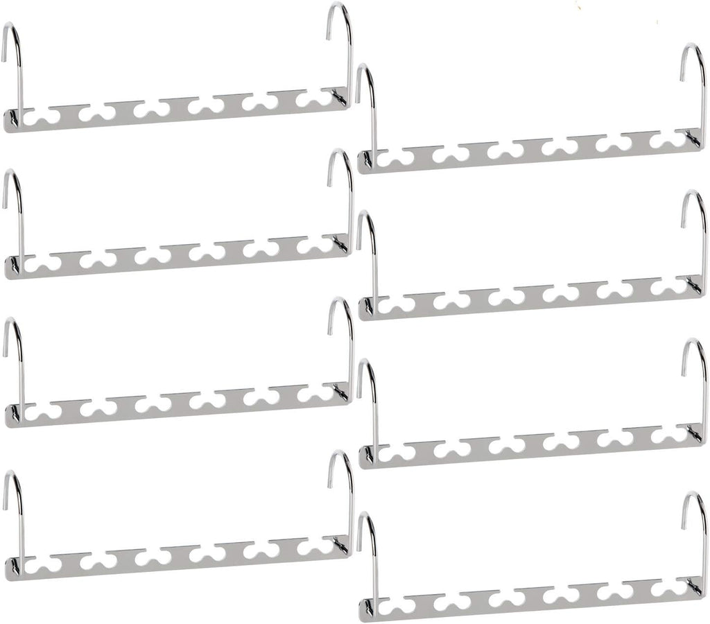 GEFTOL Space Saving Hangers Metal Hanger Magic Cascading Hanger Closet Clothes Organizer(8 Pack)