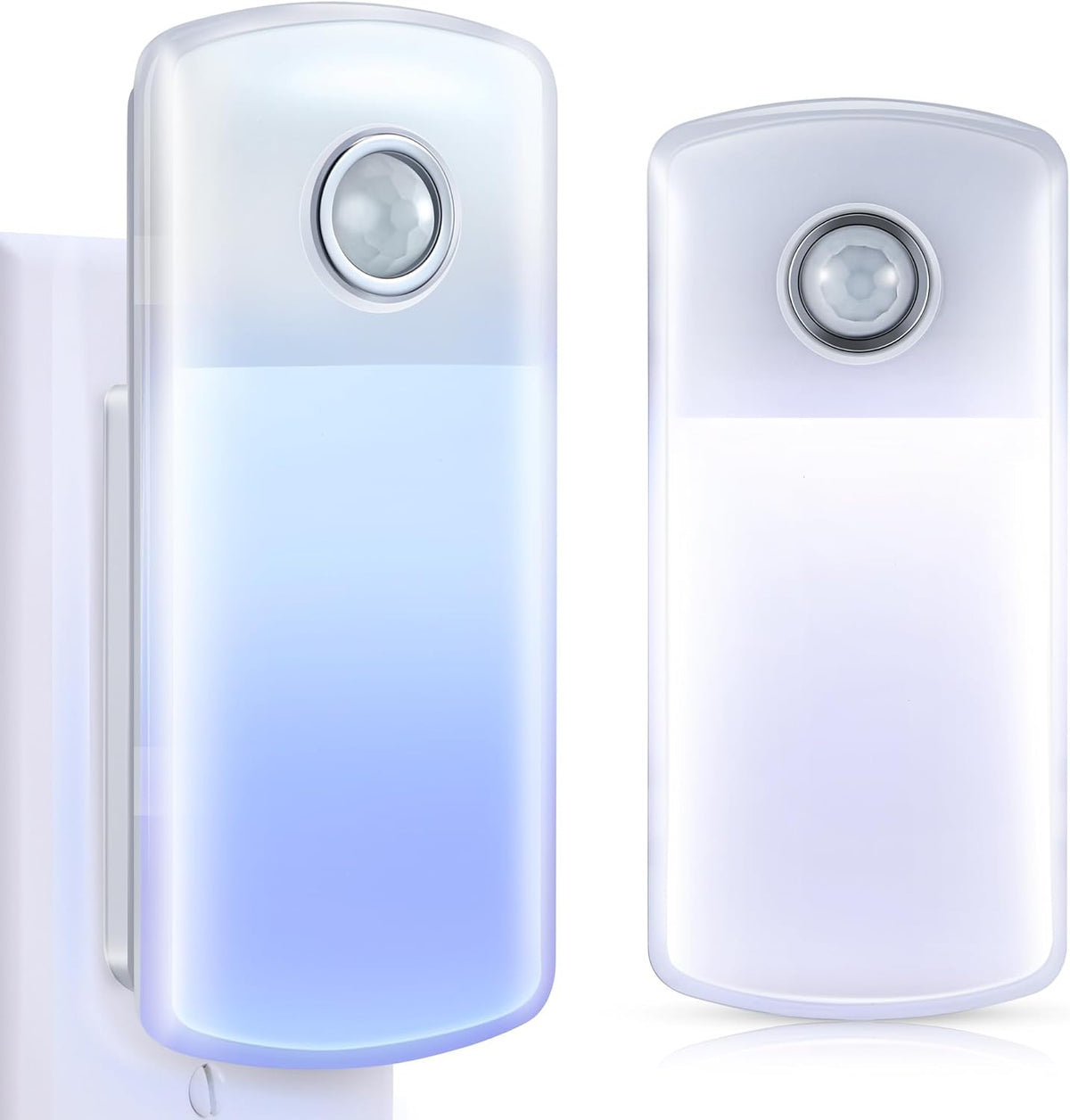 Enhon Emergency Power Failure 5-in-1 Multi Color LED Night Lights, 2 Pack