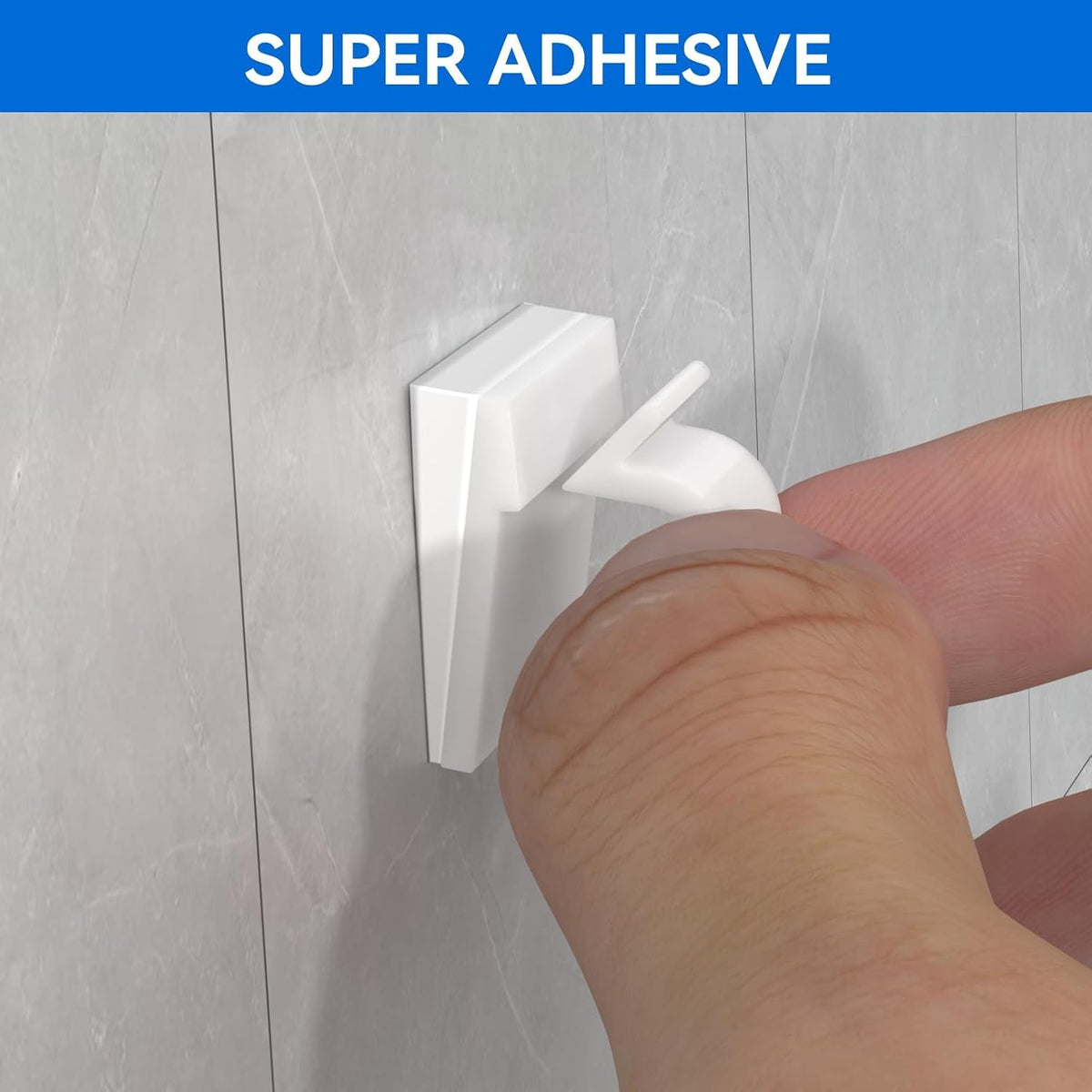 50Pack Adhesive Cable Clips, Wire Holders for Desk Wall Car, White