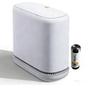 CTIME Small Bathroom Trash Can with Lid, Odor Control Garbage Can, 3 Gal