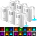 Chunace Toilet Bowl Night Lights Motion Detection 6Pack, Family Value Set