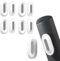 4Pack Magnetic Remote Control Holder Wall Mount, No Drill-White