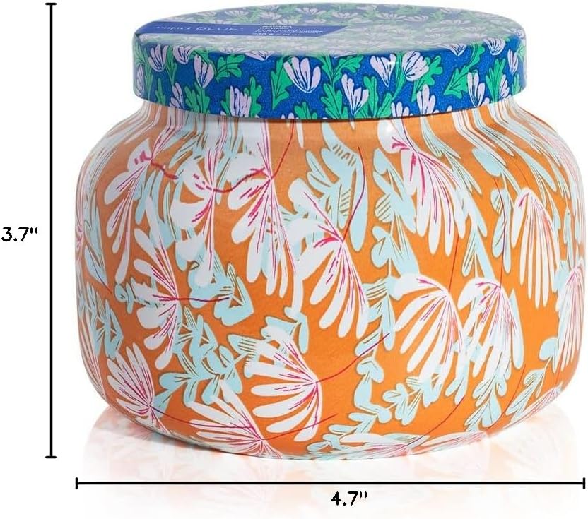 Capri Blue Scented Candles, Pattern Play Glass Jar Candles, Long Lasting Soy Wax Blend, Luxury Home Décor, Notes of Vanilla, Bergamot, & Sandalwood - Gifts for Women (Havana, 19 Oz)
