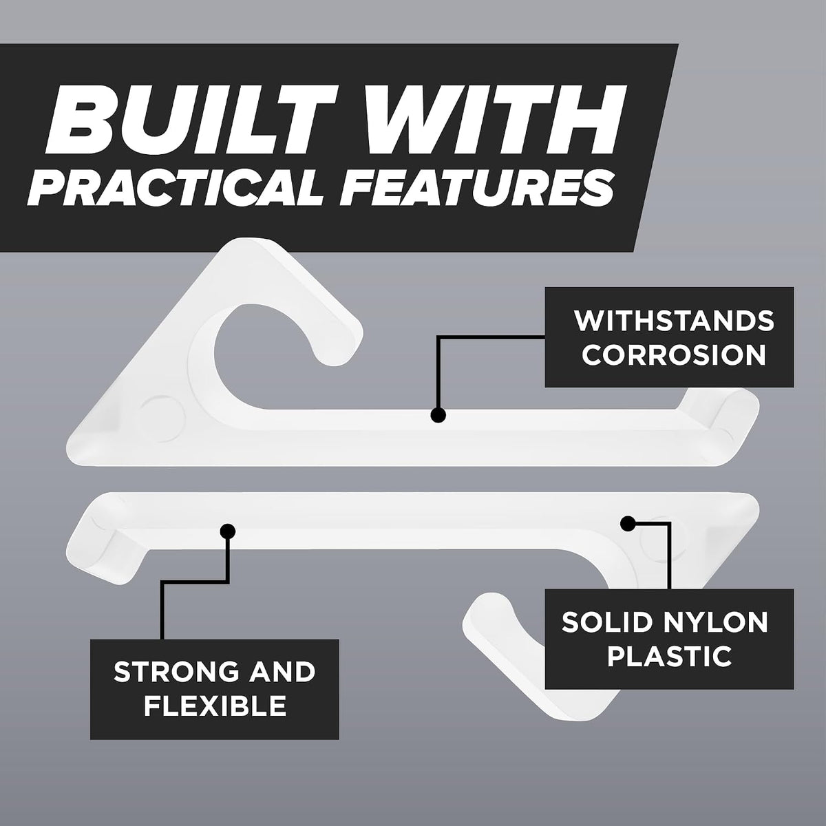 THE CIMPLE CO Coaxial Cable Clips for Vinyl Siding -