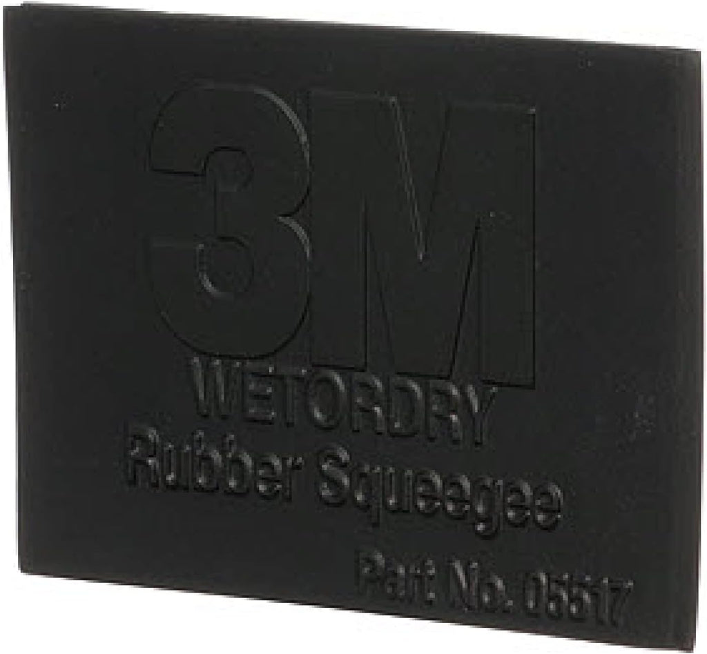 3M Wetordry Rubber Squeegee 05517, 2-3/4 in x 4-1/4 in, Comfort Fit