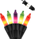 Halloween Lights 100 Mini Purple Orange&Green String Lights