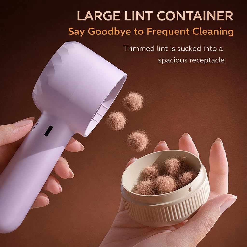 Rechargeable Fabric Shaver Lint Remover for Clothes, Sweaters & Furniture
