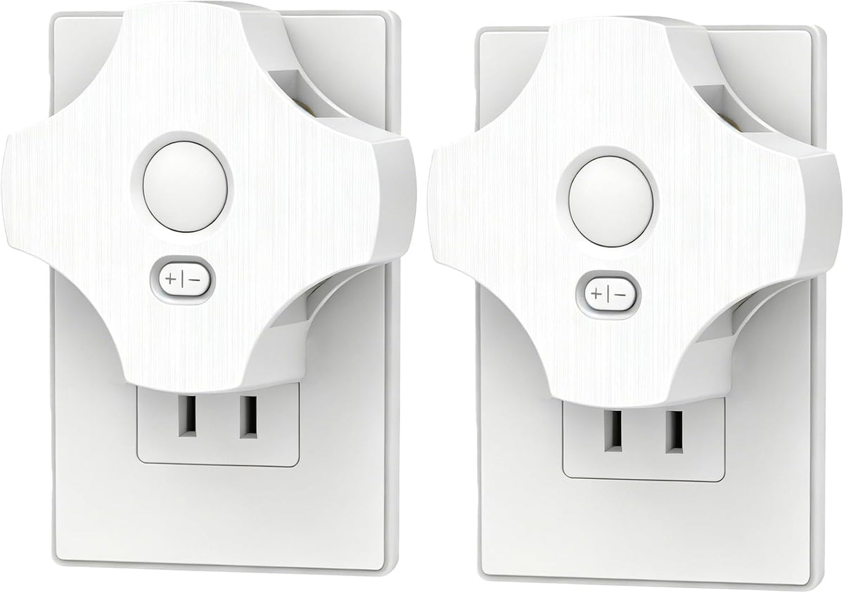 LED Motion Sensor Night Light, 2-Pack, 3000K Soft White
