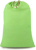 Heavy Duty Laundry Bag with Drawstring and Handle, Extra Large Travel Dirty Clothes Bag for Laundromat and Household, Durable Rip-Stop Laundry Hamper Liner, 28 x 40 Inch, Green