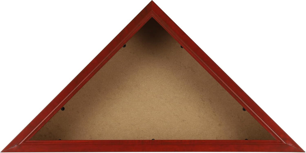 Flag Display Case Shadow Box Frame Holder for 4'x6' Folded Flag, Not for Burial
