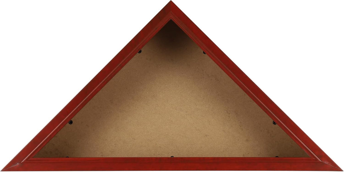 Flag Display Case Shadow Box Frame Holder for 4'x6' Folded Flag, Not for Burial