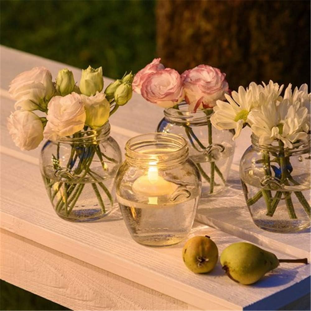 KITOSUN Floating Candles Waterproof Flameless Flickering LED Tea Lights Water Activated Battery Operated Led Candles for Proposal Wedding Bar Party Centerpiece Pool & SPA(24pcs Warm White)