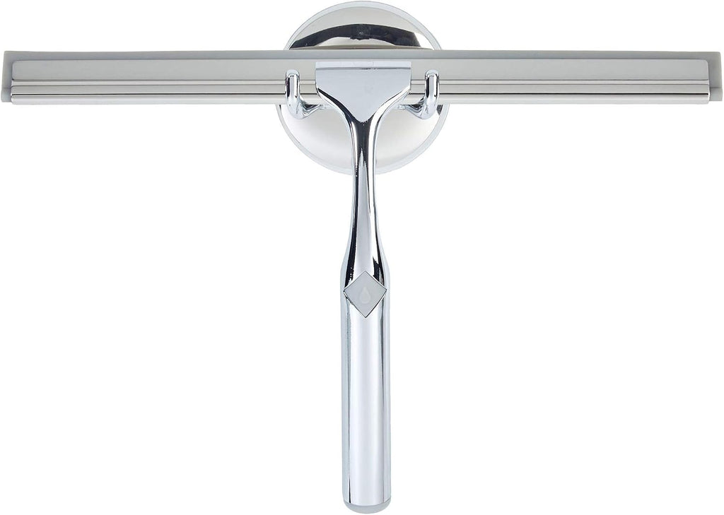Better Living Deluxe Shower Squeegee, 10" Blade, Chrome